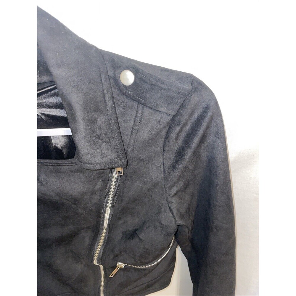Kittenish Women’s Fashion Jacket Size X Small Black Party Going Out Streetwear - Picture 4 of 12